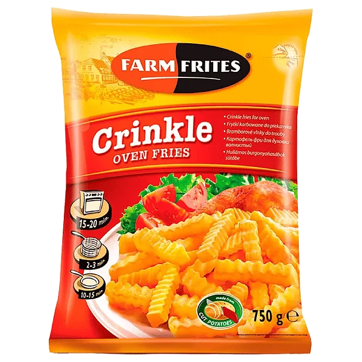 Волнистый картофель фри для духовки 450 г